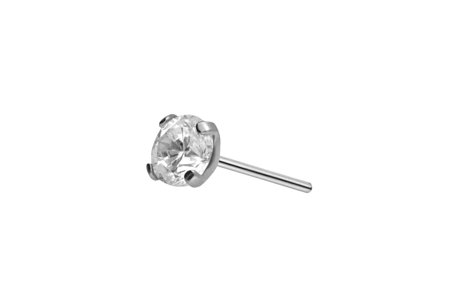 Titan Aufsatz mit Push Pin EINGEFASSTER KRISTALL